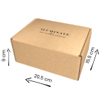 Caja para envío clásica con un tamaño pequeño – mediano medida 20.5×15.5x9cm